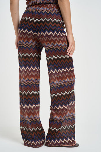 Pantalone donna fluido multicolor - 3