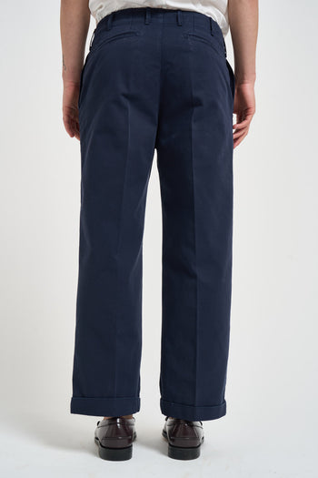 Pantalone uomo gamba dritta blu - 3