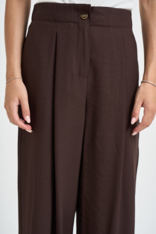 Pantalone donna con pinces moro - 2