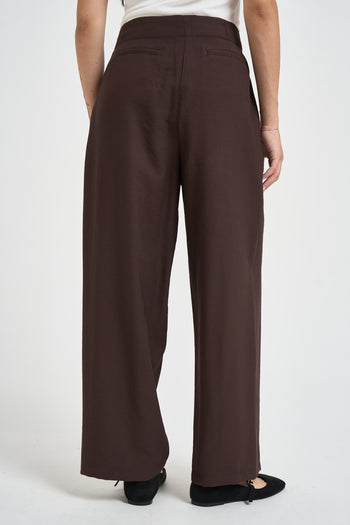 Pantalone donna con pinces moro - 4