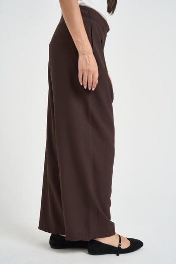 Pantalone donna con pinces moro - 5