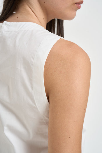 Top donna cropped bianco - 4