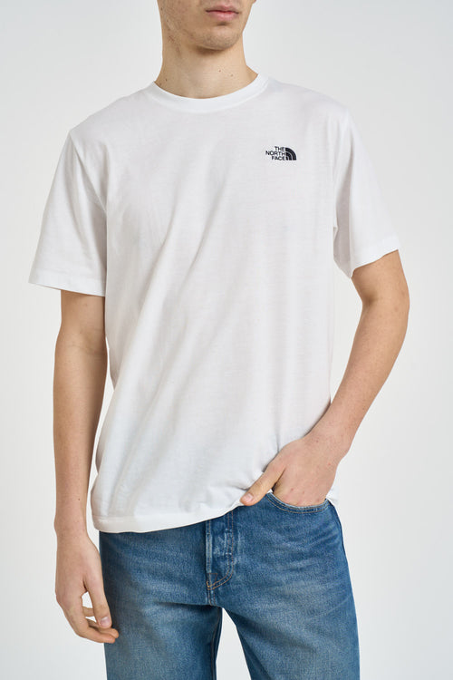 T-shirt uomo girocollo bianca - 1
