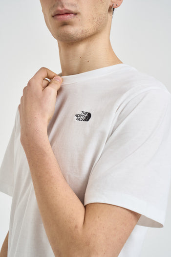 T-shirt uomo girocollo bianca - 4