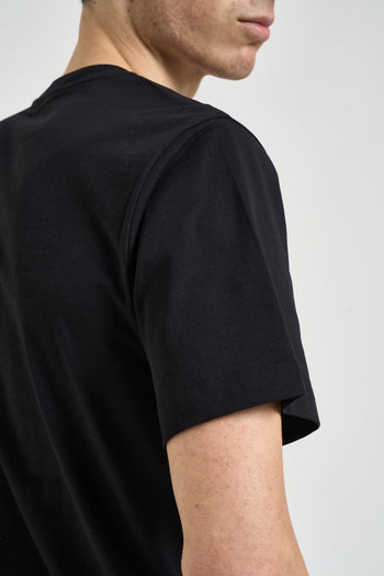 T-shirt uomo girocollo nera - 4