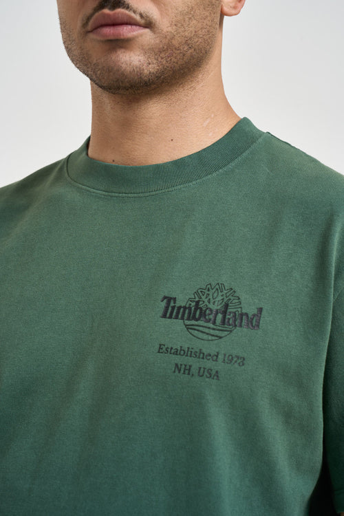 T-shirt uomo girocollo verde - 2