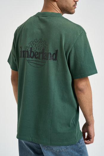 T-shirt uomo girocollo verde - 3