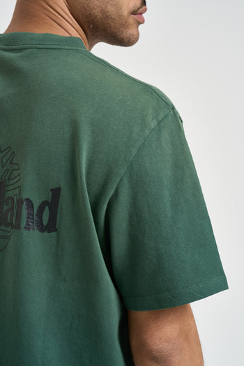 T-shirt uomo girocollo verde - 4