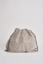 Borsa donna a sacchetto con starss argento 2262P ARGENTO TWENTY FOURHAITCH 