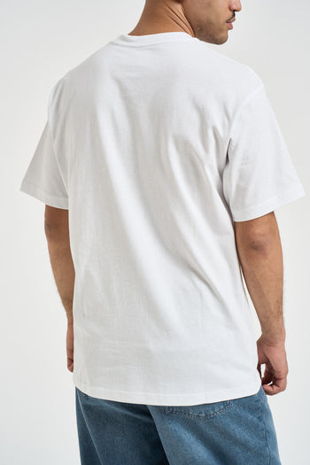 T-shirt uomo girocollo bianca - 3