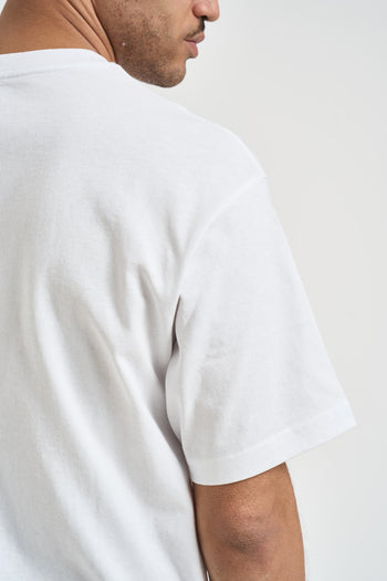 T-shirt uomo girocollo bianca - 4