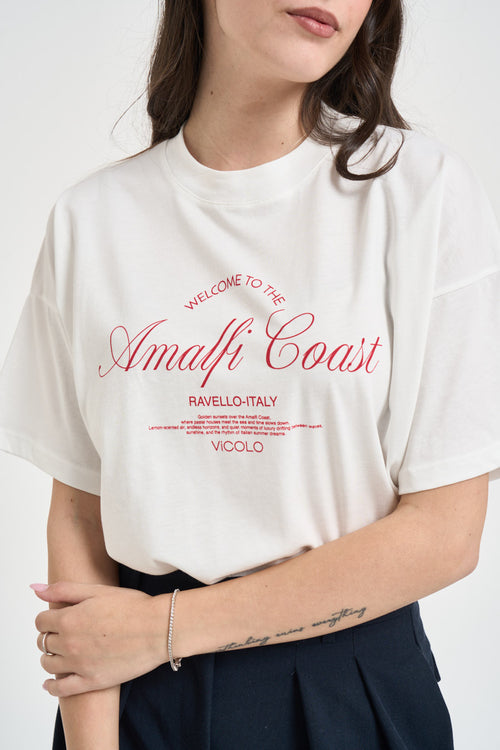 T-shirt donna con stampa Amalfi Coast - 2