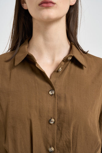 Camicia donna cropped moro - 3