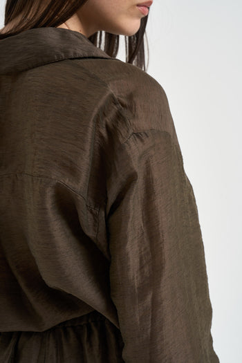Camicia donna over moro - 5