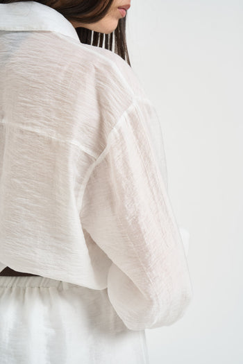 Camicia donna over bianca - 5