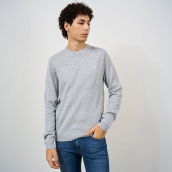 Maglia uomo grigio girocollo - 8