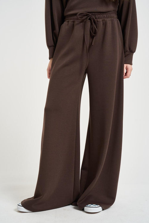 Pantalone donna tuta moro