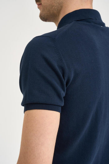 Polo uomo blu navy - 5