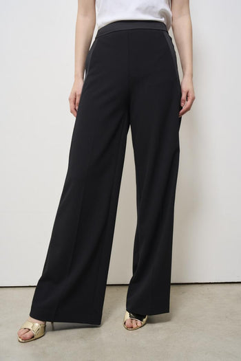 Pantalone donna gamba dritta nero - 5
