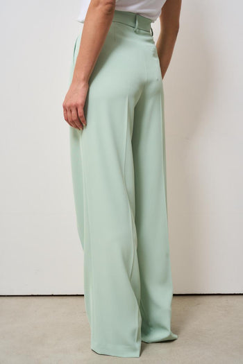 Pantalone donna a palazzo menta - 4