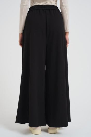 Pantalone donna over nero - 3