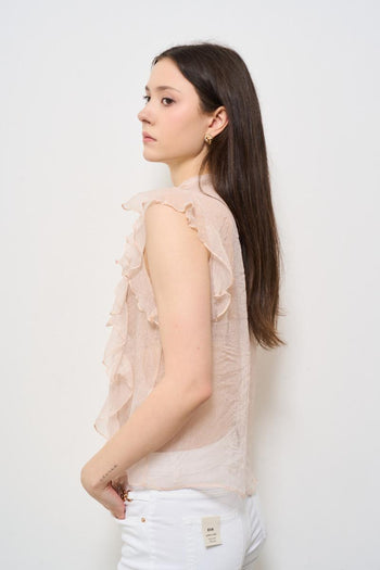 Blusa donna rosa - 4
