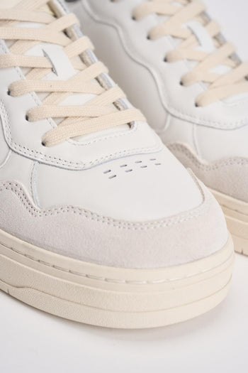 Sneakers uomo bianche e blu - 4