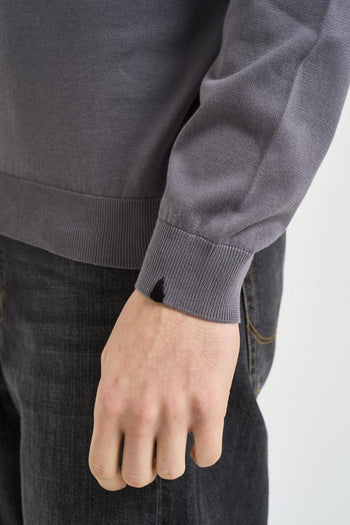 Maglia uomo girocollo grigia - 4