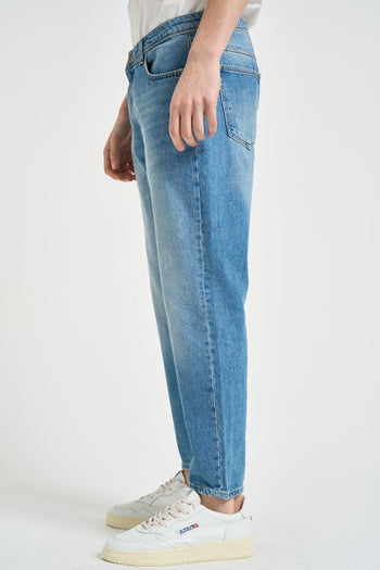 Jeans uomo regular fit in denim blu - 3