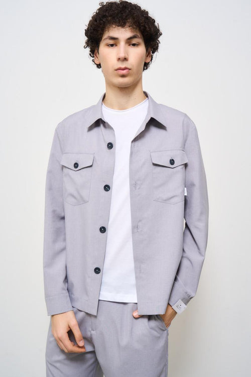 Camicia uomo grigia - 2