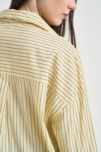 Camicia donna a righe gialla - 4
