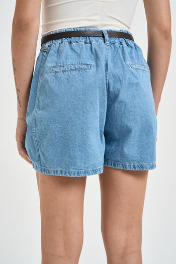 Short donna quattro tasche in denim - 3