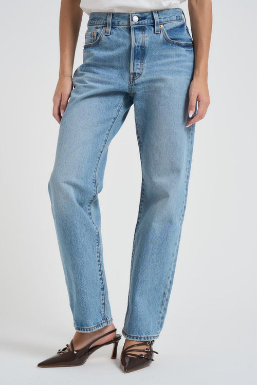 Jeans donna 501 90s in denim celeste - 2
