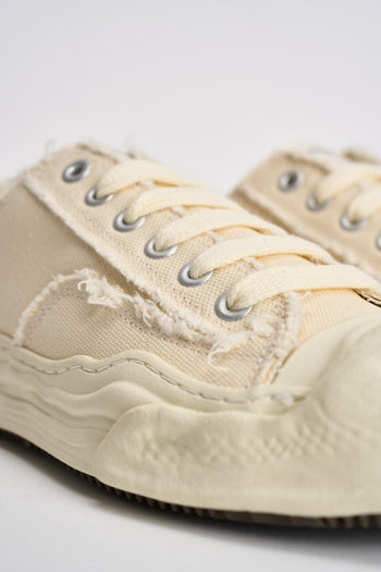 Sneakers uomo panna in canvas - 6