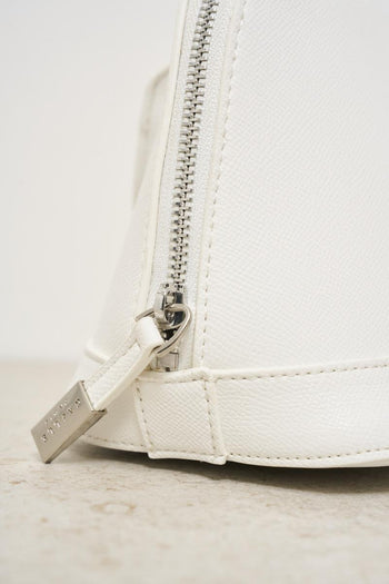 Borsa donna bianca a tracolla - 6