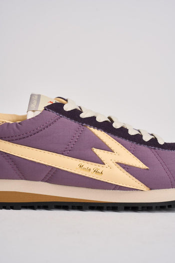 Sneakers donna lilla e avorio - 5