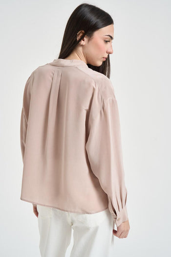 Camicia donna rosa pastello - 3