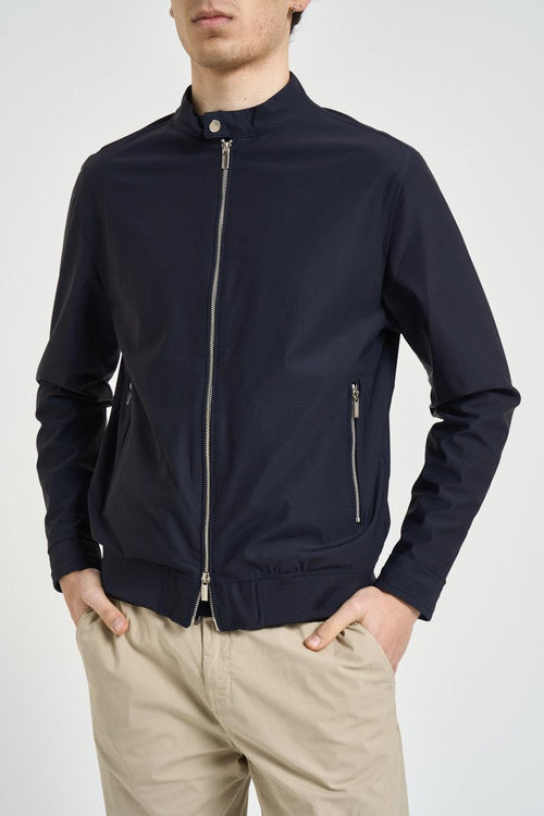 Giubbotto uomo tecnico blu navy - 2