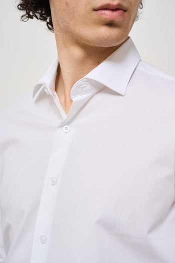 Camicia bianca uomo in cotone - 6