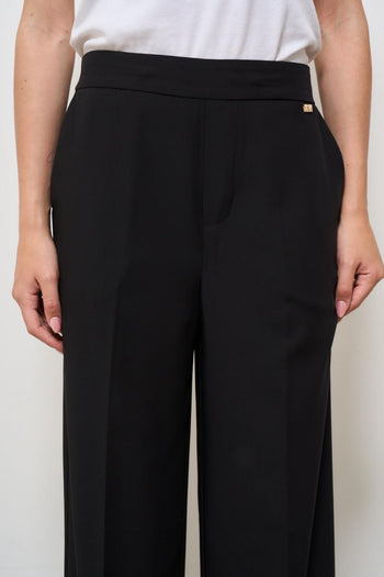 Pantalone donna gamba dritta nero - 6