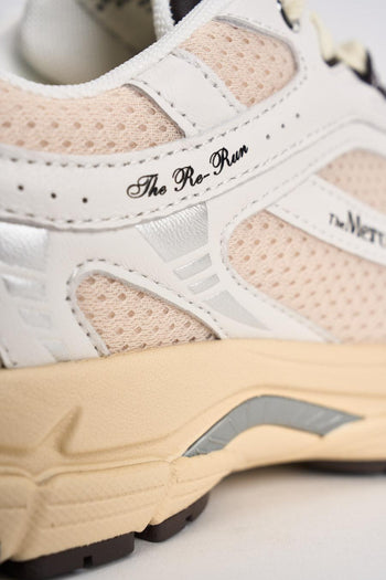 Sneakers donna Rerun bianca e marrone - 8