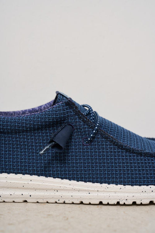 Scarpa da barca uomo Wally blu notte - 2