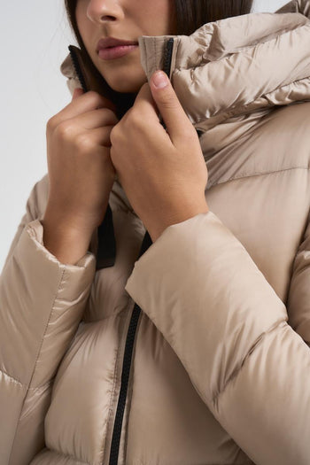 Piumino Geneva Jacket donna beige - 3