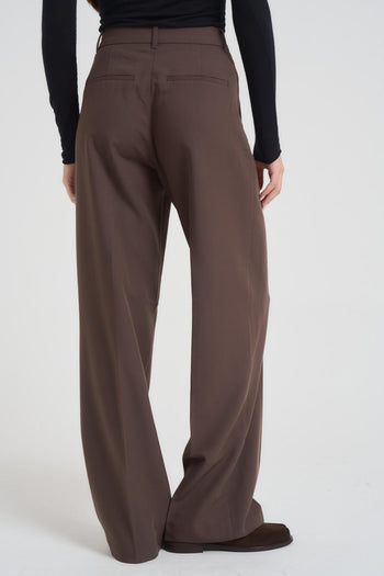 Pantalone marrone sartoriale - 3