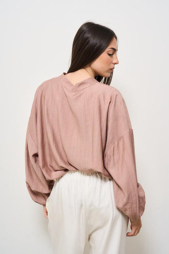 Camicia donna rosa - 4