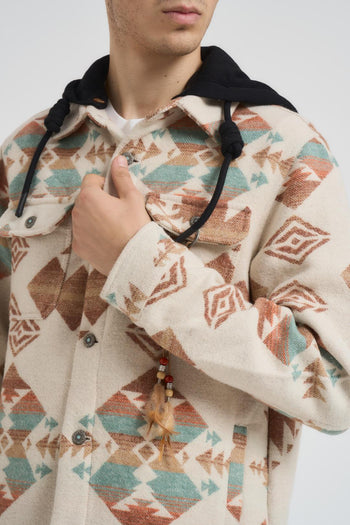 Camicia uomo azteca multicolor - 3