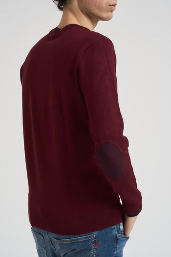 Maglia uomo girocollo bordeaux - 4