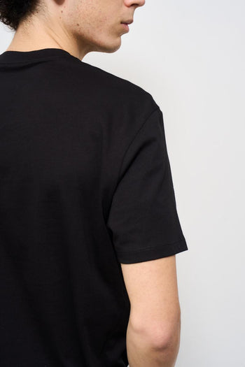 T-shirt uomo girocollo nera - 5