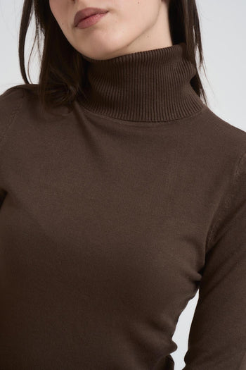 Maglia donna collo alto moro - 3