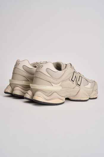 Sneakers uomo 9060 bianche e beige - 7